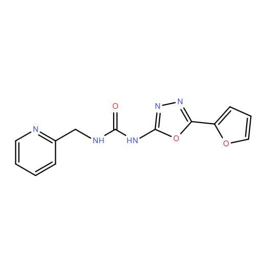 1-(5-(呋喃-2-基)-1,3,4-恶二唑-2-基)-3-(吡啶-2-基甲基)脲