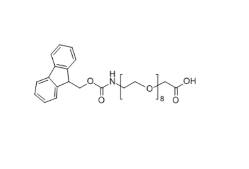 N-芴甲氧羰基-聚乙二醇-乙酸 868594-52-9 Fmoc-NH-PEG8-CH2COOH