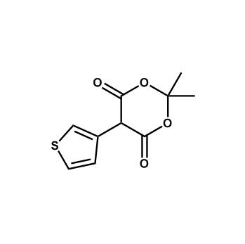 2,2-二甲基-5-(3-噻吩基)-1,3-二氧杂环己烷-4,6-二酮