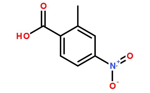 2-甲基-4-硝基苯甲酸 CAS NO 1975-51-5新型抗肿瘤药物中间体