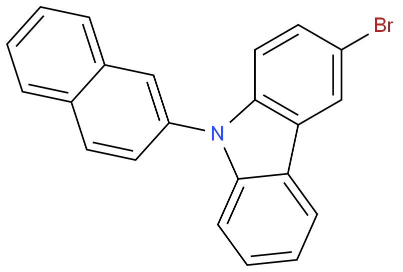 N-(2-萘基)-3-溴咔唑 934545-80-9 现货，大量供应，量大从优，可适当分装，质量保证