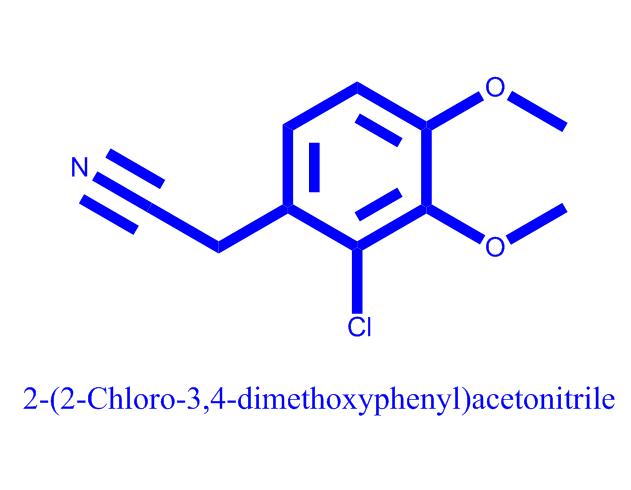 2-(2-氯-3,4-二甲氧基苯基)乙腈