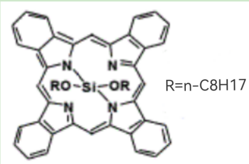 正辛醇轴向取代硅酞菁(silicon(IV)phthalocyanine，SiPc)