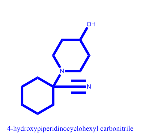 4-hydroxypiperidinocyclohexyl carbonitrile