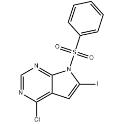 7-(苯磺酰基)-4-氯-6-碘-7H-吡咯并[2,3-D]嘧啶