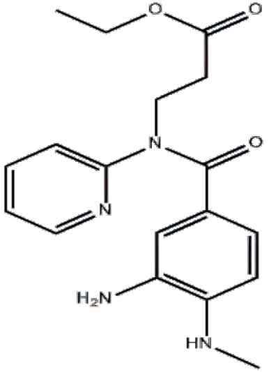 3-[(3-氨基-4-甲基氨基苯甲酰)吡啶-2-基氨基]丙酸乙酯212322-56-0