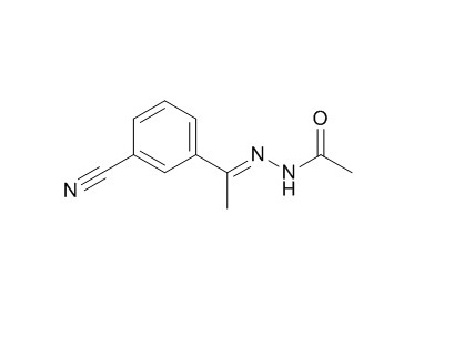 (E)-N'-(1-(3-cyanophenyl)ethylidene)acetohydrazide