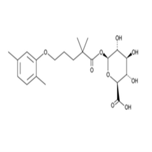 Gemfibrozil 1-O-β-Glucuronide.png