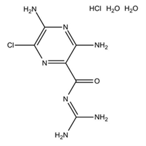 Amiloride HCl dihydrate.png