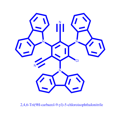 2,4,6-三(9H-咔唑-9-基)-5-氯间苯二甲腈