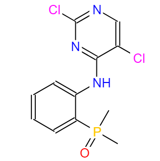 生产 (2-((2,5-二氯嘧啶-4-基)氨基)苯基)二甲基氧化膦 1197953-49-3