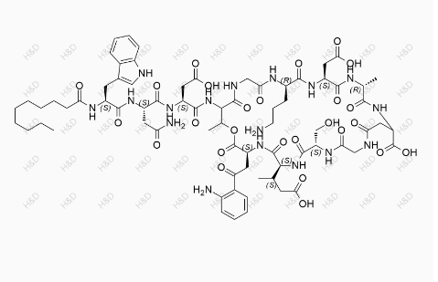 达托霉素杂质β-异构体  黄金现货 123180-72-3