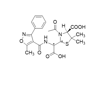 苯唑西林开环乙酰