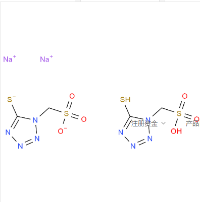 (5-巯(5-巯基-四氮唑-1-基)-甲基磺酸二钠盐基-四氮唑-1-基)-甲基磺酸二钠盐