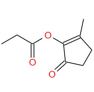 87-55-8；丙酸2-甲基-5-氧-1-环戊烯酯