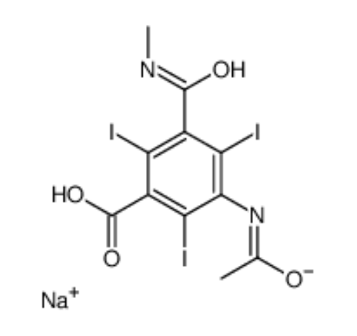  sodium 3-(acetylamino)-2,4,6-triiodo-5