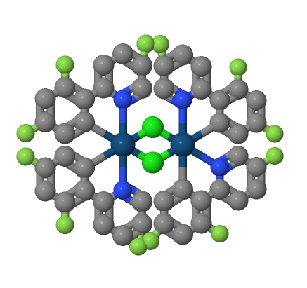 849723-04-2；二μ-氯四[3,5-二氟-2-(5-氟-2-吡啶基-κN)苯基-κC]二铱