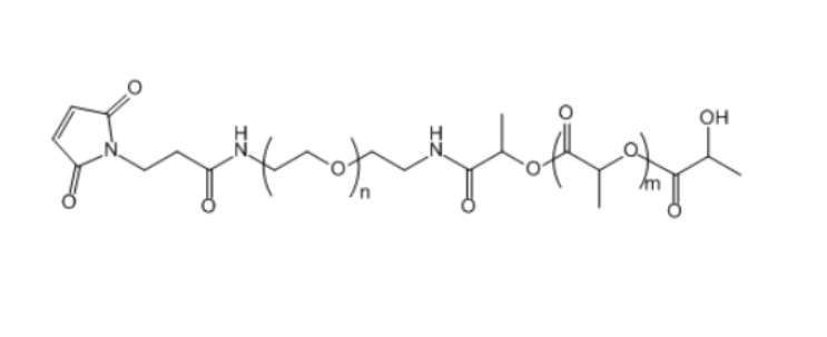 Mal-NH-PEG-PLA 马来酰亚胺基氨基-聚乙二醇-聚乳酸
