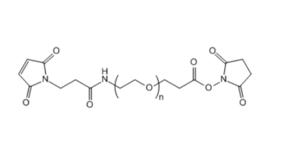 Mal-NH-PEG-SPA 马来酰亚胺基-聚乙二醇-丙酸琥珀酰亚胺酯
