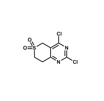 2,4-二氯-7,8-二氢-5H-噻喃并[4,3-D]嘧啶 6,6-二氧化物