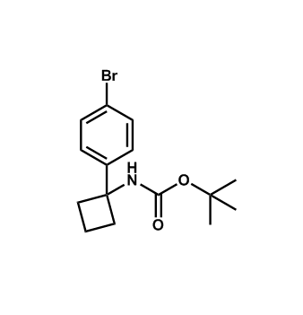 1-(4-溴苯基)环丁基氨基甲酸叔丁酯