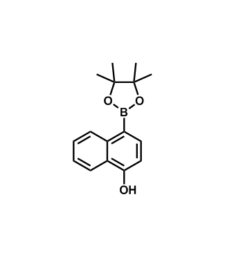 4-(4,4,5,5-四甲基-1,3,2-二氧硼杂环戊烷-2-基)萘-1-醇