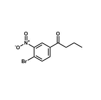 1-(4-溴-3-硝基苯基)丁-1-酮