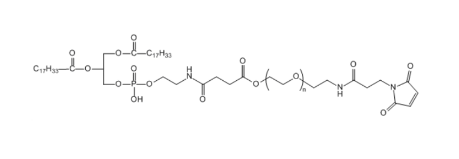 Mal-PEG-DOPE 二油酰磷脂酰乙醇胺-聚乙二醇-马来酰亚胺