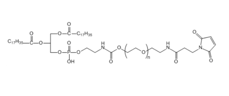 DSPE-PEG-Mal 二硬脂酰基磷脂酰乙醇胺-聚乙二醇-马来酰亚胺