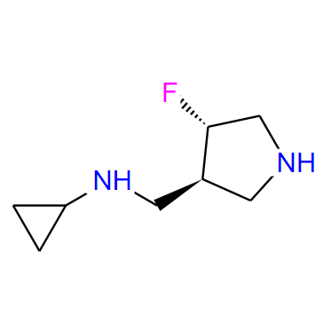 (3R,4S)-3-N-环丙基氨基甲基-4-氟吡咯烷/拉库沙星中间体