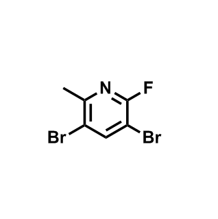 2-氟-3,5-二溴-6-甲基吡啶