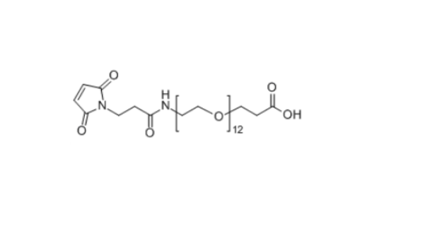 Mal-NH-PEG-COOH 871133-36-7 马来酰亚胺基氨基-十二聚乙二醇-羧酸