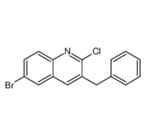 3-苄基-6-溴-2-氯喹啉
