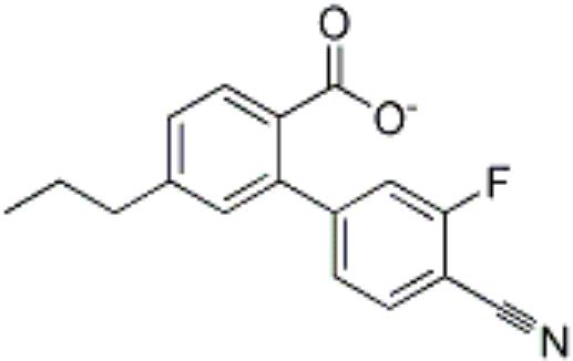 丙基苯甲酸对3-氟4-氰基苯酚酯