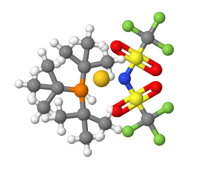 1121960-93-7；三叔丁基膦[二(三氟甲基磺酰基酰亚胺]金(I)