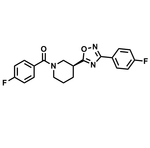 (S)-(4-氟苯基)(3-(3-(4-氟苯基)-1,2,4-恶二唑-5-基)哌啶-1-基)甲酮