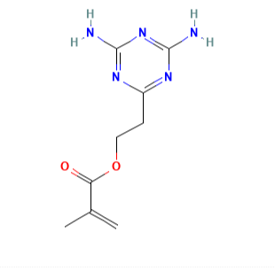 2-(4,6-二氨基-1,3,5-三嗪-2-基)乙基-2-甲基-2-丙烯酸酯