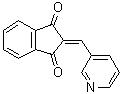 CAS 登录号：31083-55-3, 2-(3-吡啶亚甲基)-1,3-茚满二酮