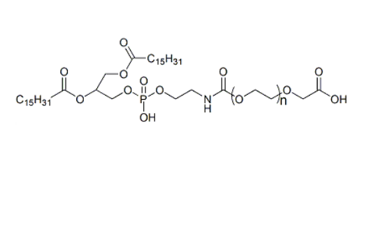 DPPE-PEG-COOH 二棕榈酰磷酯酰乙醇胺-聚乙二醇-羧基