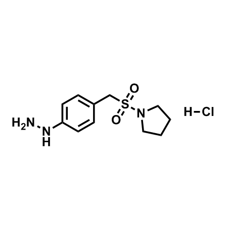 4-(1-吡咯烷基磺酰基甲基)苯肼盐酸盐