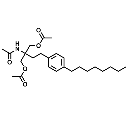 2-乙酰胺基-2-(4-辛基苯乙基)丙烷-1,3-二基二乙酸酯