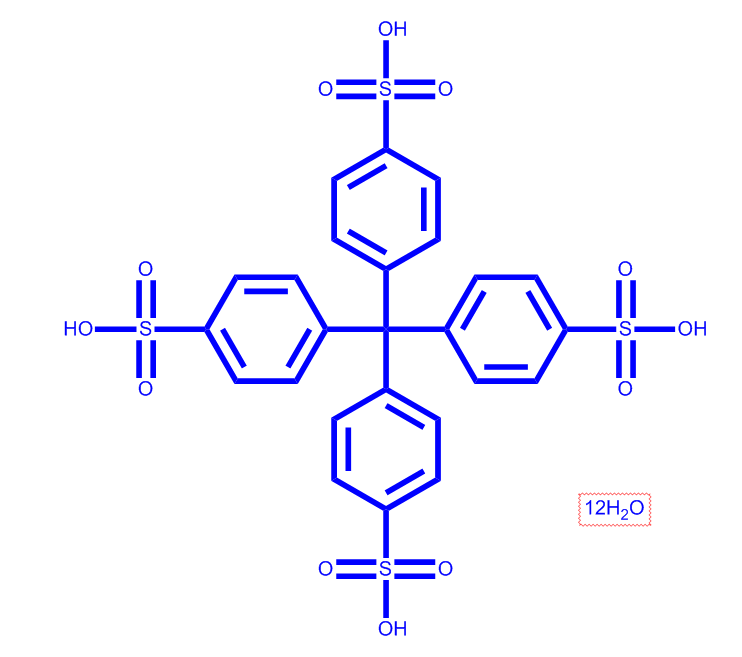 四苯甲烷四磺酸十二水合物