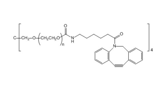 4-ArmPEG-DBCO 四臂聚乙二醇-二苯并环辛炔