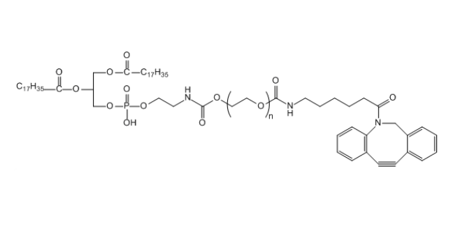 DSPE-PEG-DBCO 二硬脂酰基磷脂酰乙醇胺-聚乙二醇-二苯并环辛炔
