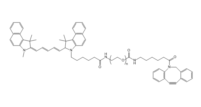 Cy5.5-PEG-DBCO 花青素Cy5.5-聚乙二醇-氮杂二苯并环辛炔