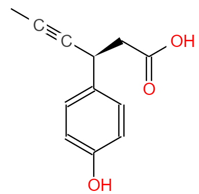 (3S)-3-(4-羟苯基)-4-已炔酸