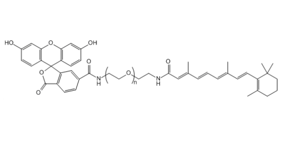 FITC-PEG-Tretinoin 荧光素-聚乙二醇-全反式维甲酸