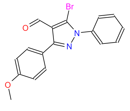 5-溴-3-(4-甲氧基苯基)-1-苯基-1H-吡唑-4-甲醛