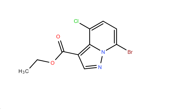 7-溴-4-氯吡唑并[1,5-A]吡啶-3-羧酸乙酯