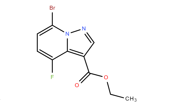 7-溴-4-氟吡唑并[1,5-A]吡啶-3-羧酸乙酯